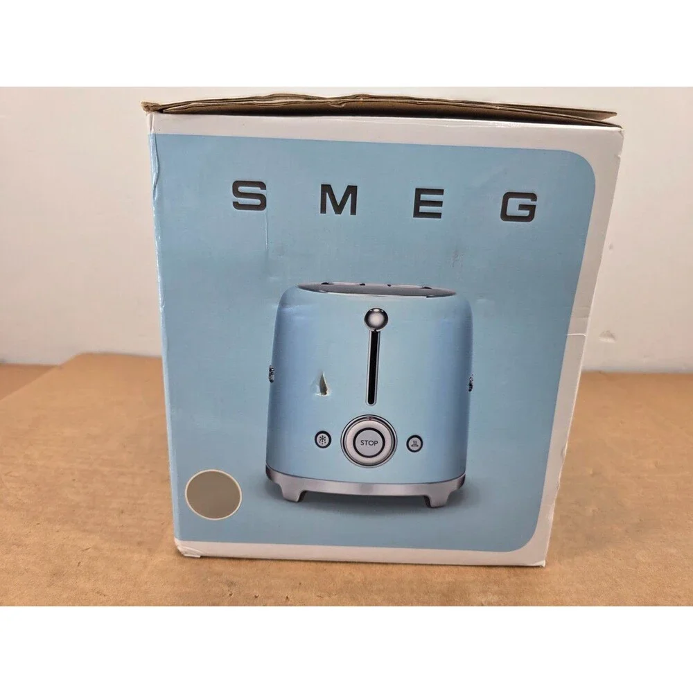 Smeg 50's Retro 2 Slice Toaster Chrome (TSF01SSUS)